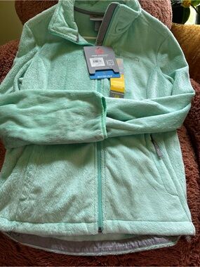 Free Country Women's Mint Green Full-Zip Butter Pile Fleece Hoodie